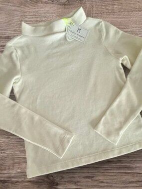 Dudley Stephens Brighton Boatneck Cream Terry Fleece XS NWT